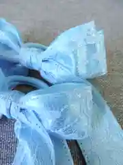 Голубой банты школьные, на резинках, кружевные, 2 штуки, разные цвета