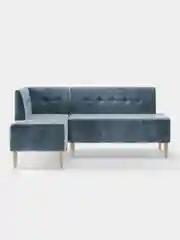Синий меланж кресло MONOFIX, ЧЕТТ, велюр