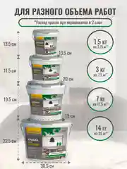 Акриловая краска для потолков, краска белая СУПЕРБЕЛАЯ РW203 ТМ "Professional"