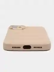 Бежевый чехол на iPhone (айфон) 11 силиконовый