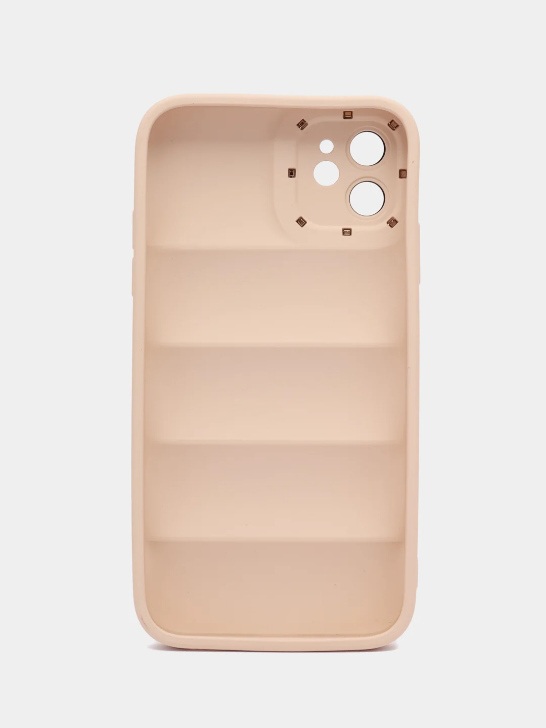 Бежевый чехол на iPhone (айфон) 11 силиконовый