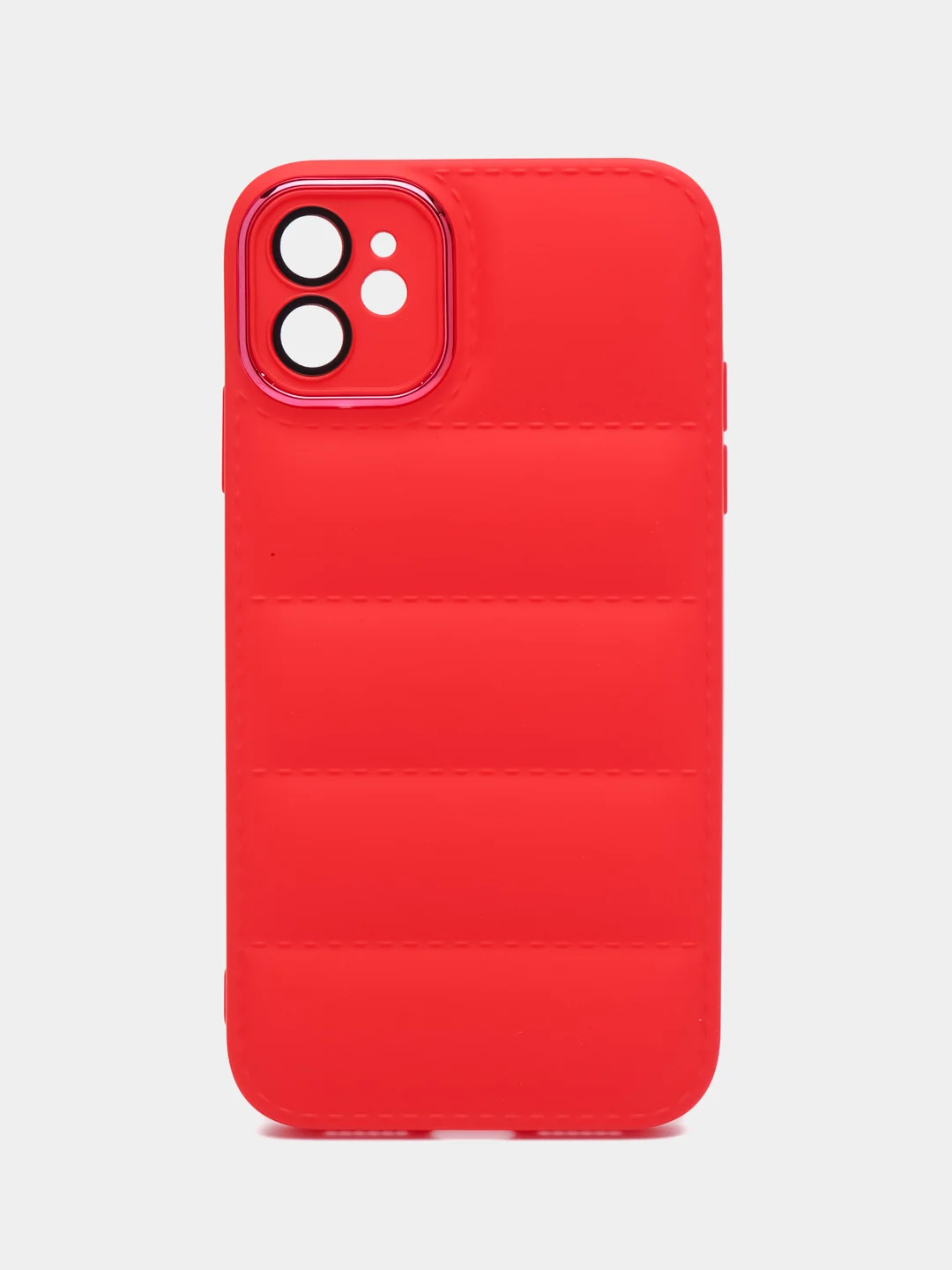 Красный чехол на iPhone (айфон) 11 силиконовый