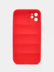 Красный чехол на iPhone (айфон) 11 силиконовый