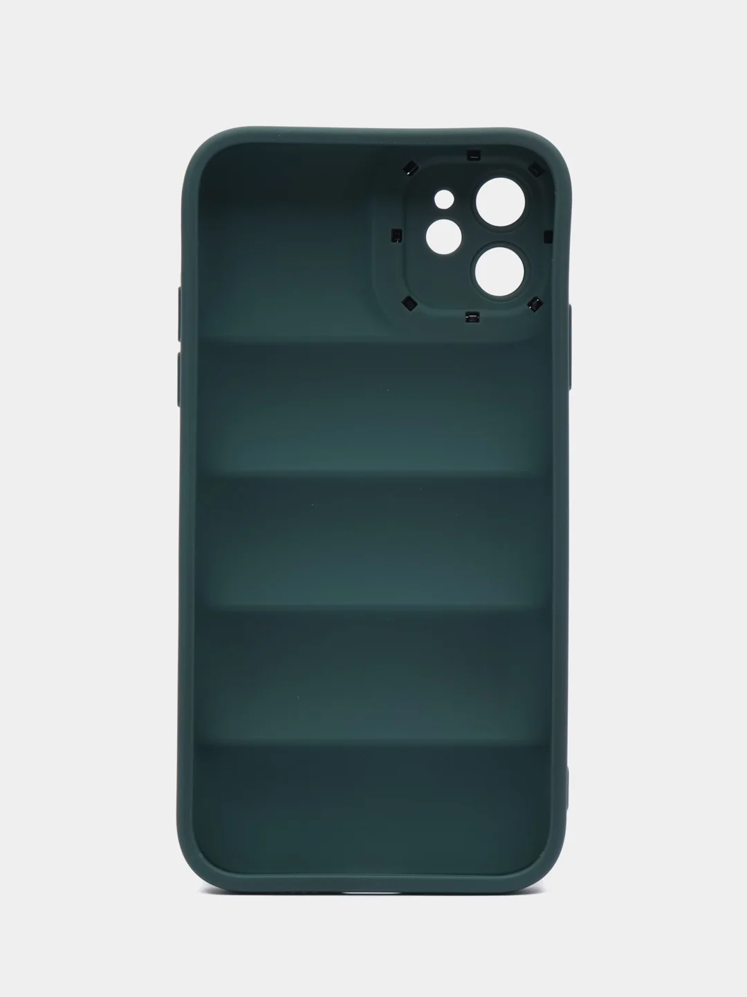 Тёмно-зелёный чехол на iPhone (айфон) 11 силиконовый