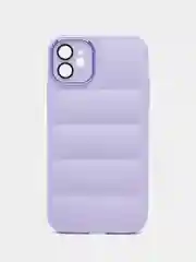 Фиолетовый чехол на iPhone (айфон) 11 силиконовый