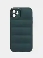 Тёмно-зелёный чехол на iPhone (айфон) 11 силиконовый