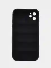 Черный чехол на iPhone (айфон) 11 силиконовый