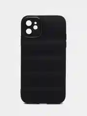 Черный чехол на iPhone (айфон) 11 силиконовый