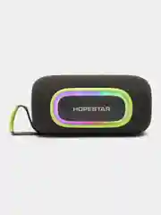 Серый портативная Bluetooth колонка HOPESTAR P65Pro - 50W с RGB подсветкой, TWS,  Premium