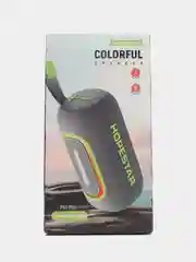 Серый портативная Bluetooth колонка HOPESTAR P65Pro - 50W с RGB подсветкой, TWS,  Premium