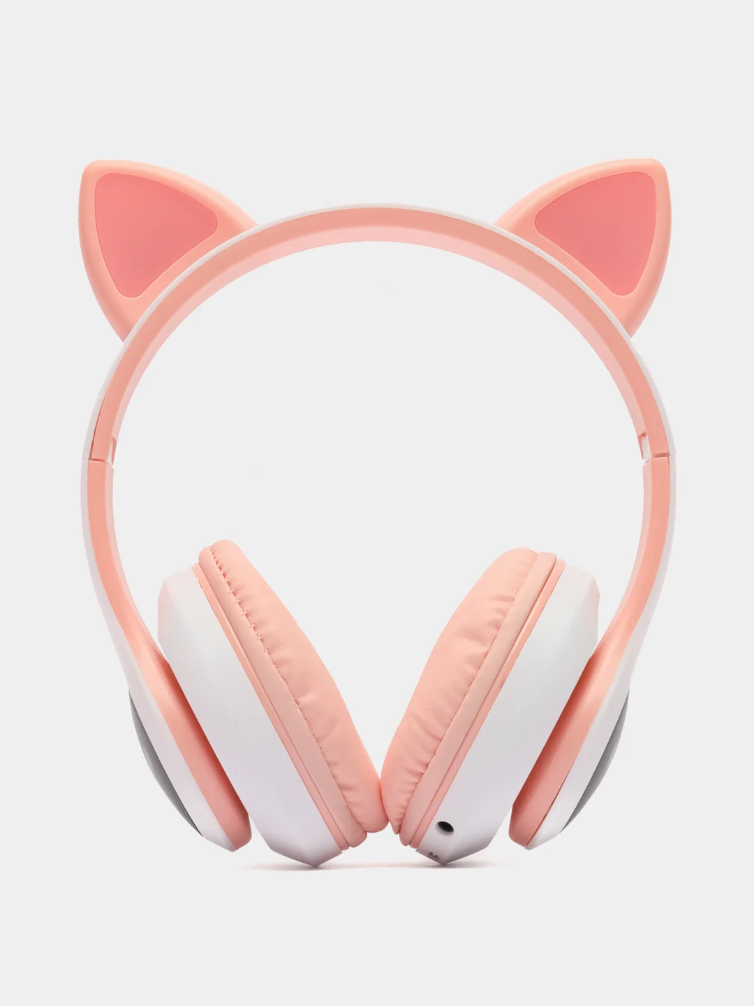 Розовый беспроводные наушники Bluetooth, со светящимися ушками, детские