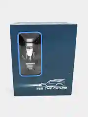 Белый мини Линзы Bi Led H4 (2 шт) автомобильные светодиодные лампы 12- 24V