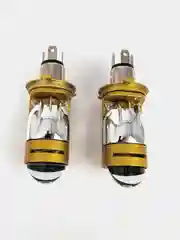Белый мини Линзы Bi Led H4 (2 шт) автомобильные светодиодные лампы 12- 24V