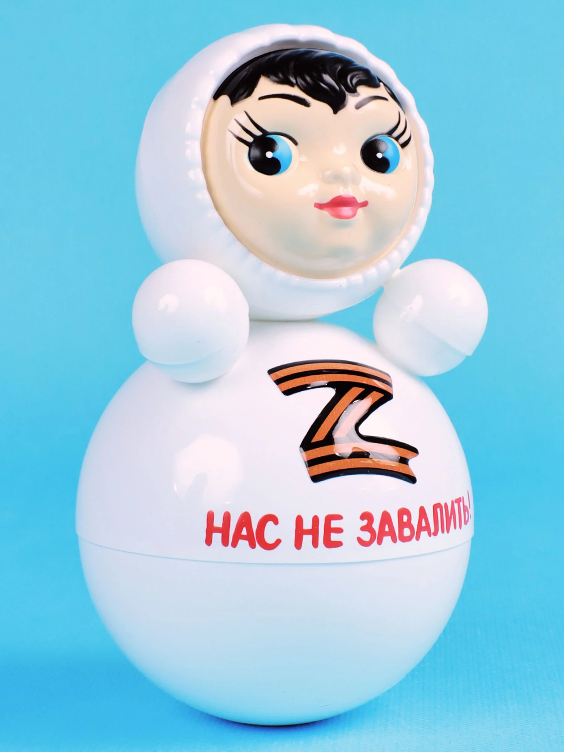 Неваляшка музыкальная для малышей игрушка качалка кукла Маша 11 см