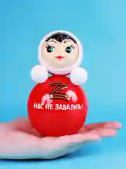 Неваляшка музыкальная для малышей игрушка качалка кукла Маша 15 см