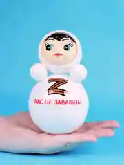 Неваляшка музыкальная для малышей игрушка качалка кукла Маша 15 см