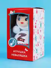 Неваляшка музыкальная для малышей игрушка качалка кукла Маша 15 см