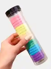 Разноцветный резинки для волос, 20 шт