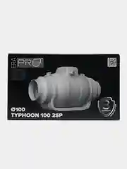Вентилятор канальный 100 с таймером двухскоростной приточно-вытяжной TYPHOON 100 2SP AT
