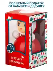 Неваляшка музыкальная для малышей игрушка качалка кукла Маша 11 см