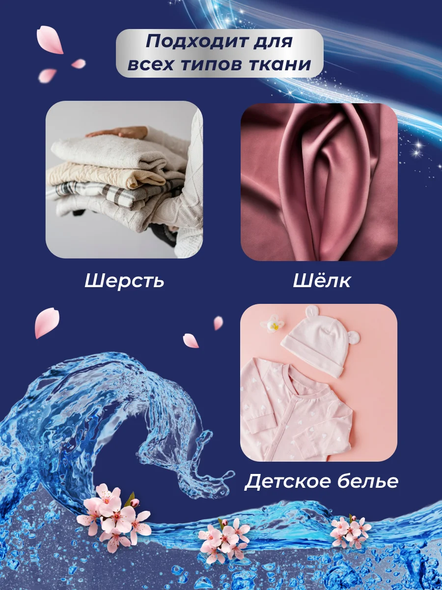 Marabu Кондиционер для белья Dolomit, "Сакура", 1 л