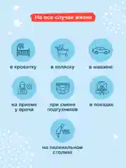 Детские пеленки Ottino, гелевые, 60*90 см, 10 шт