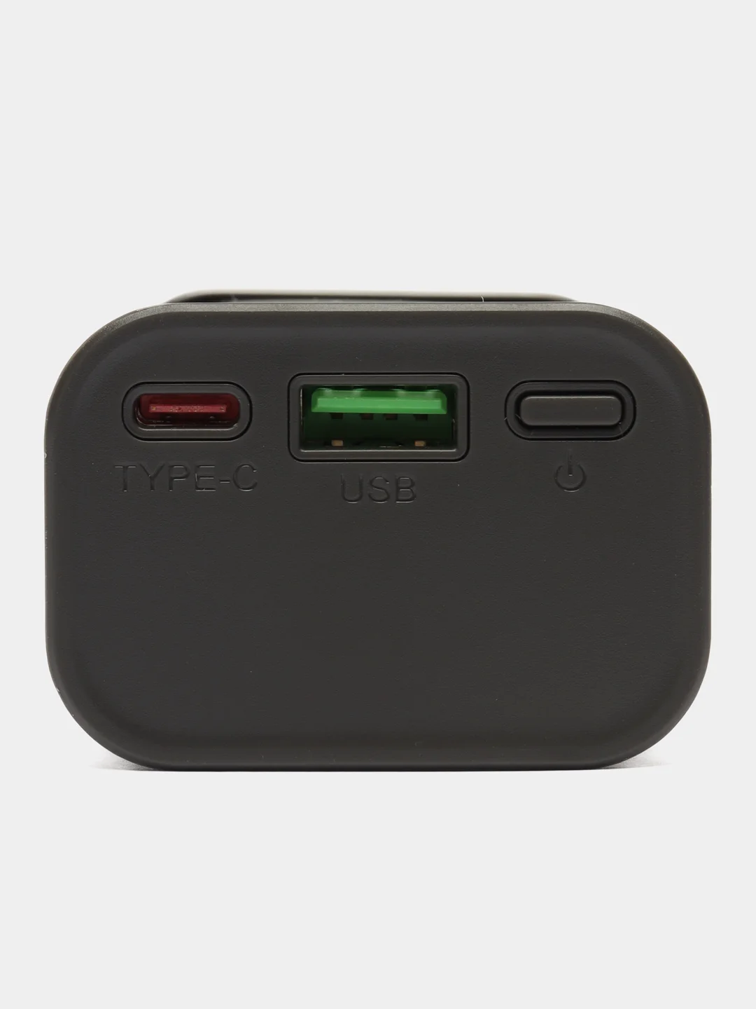 Черный внешний аккумулятор повербанк power bank