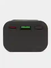 Черный внешний аккумулятор повербанк power bank