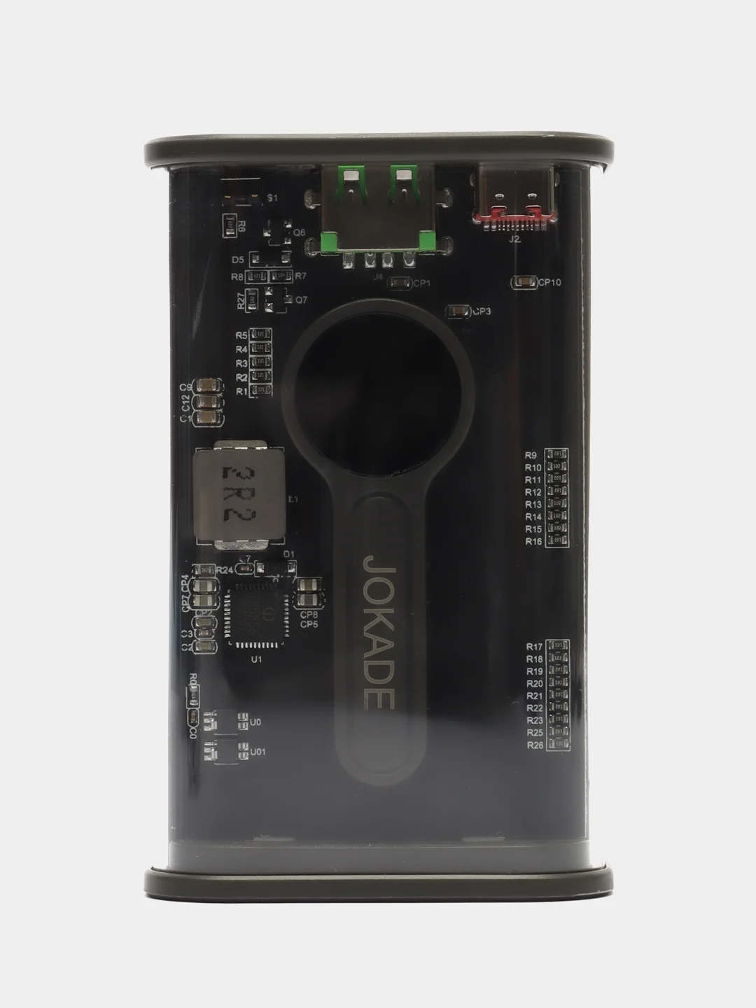 Черный внешний аккумулятор повербанк power bank