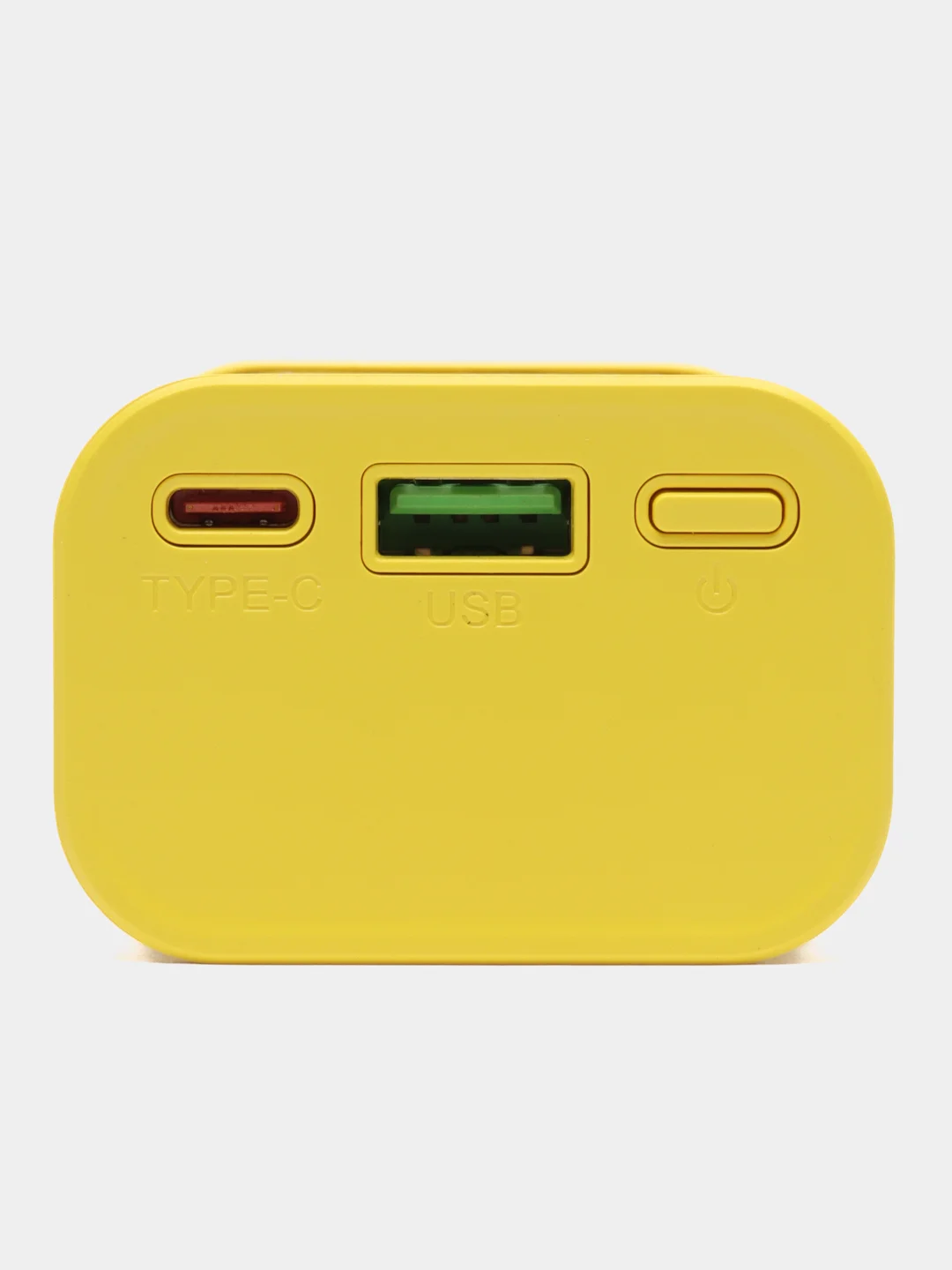 Желтый внешний аккумулятор повербанк power bank
