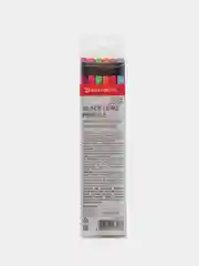 Набор карандашей чернографитных BRAUBERG "ULTRA COLOR" 12 шт., HB, с ластиком, пластиковые
