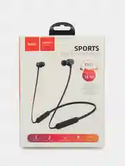 Черный наушники беспроводные с микрофоном, Bluetooth. Беспроводные спортивные наушники HOCO ES29