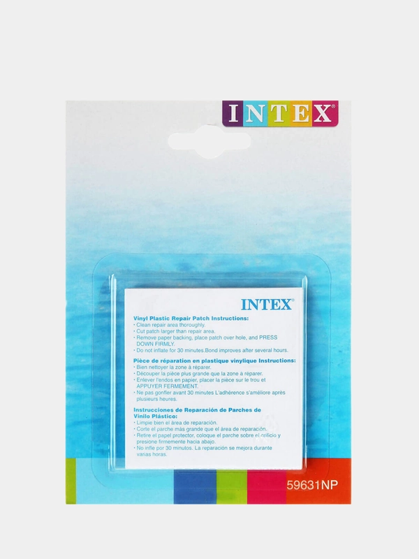 Ремонтный комплект INTEX 7x7 см, самоклеящиеся заплатки, 6 шт, 59631