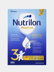 Молочко детское Nutrilon Premium 3, с 12 месяцев, 600г