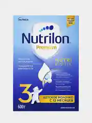 Молочко детское Nutrilon Premium 3, с 12 месяцев, 600г