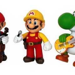 Фигурка: Набор коллекционный Mario (11 - 13 см.) (Марио) (Музыканты)
