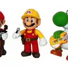Разноцветный фигурка: Набор коллекционный Mario (11 - 13 см.) (Марио) (Музыканты)