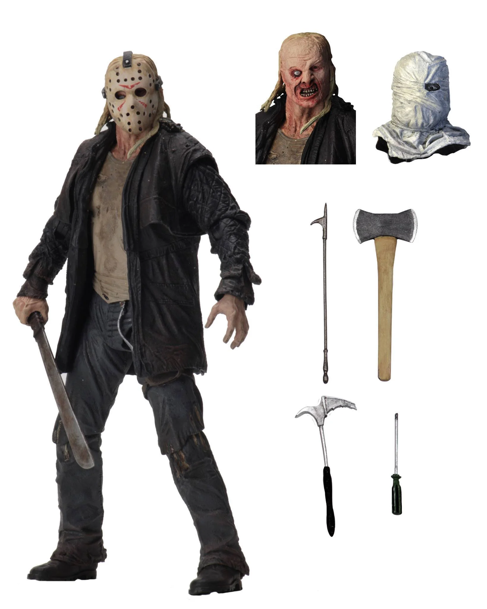 Разноцветный фигурка: Jason (Джейсон) Neca 18см