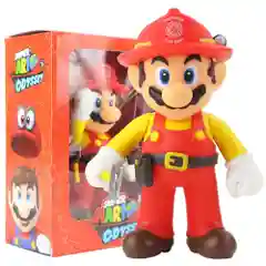Разноцветный фигурка: Mario (Марио Пожарный) 12см.