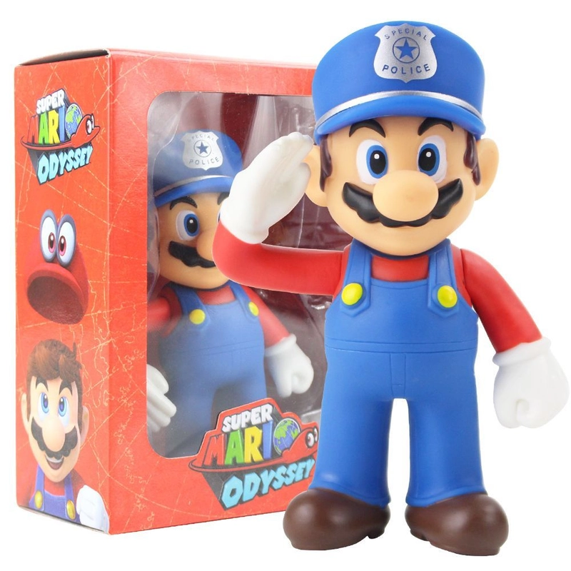 Фигурка: Mario (Марио Полицейский) 12см.