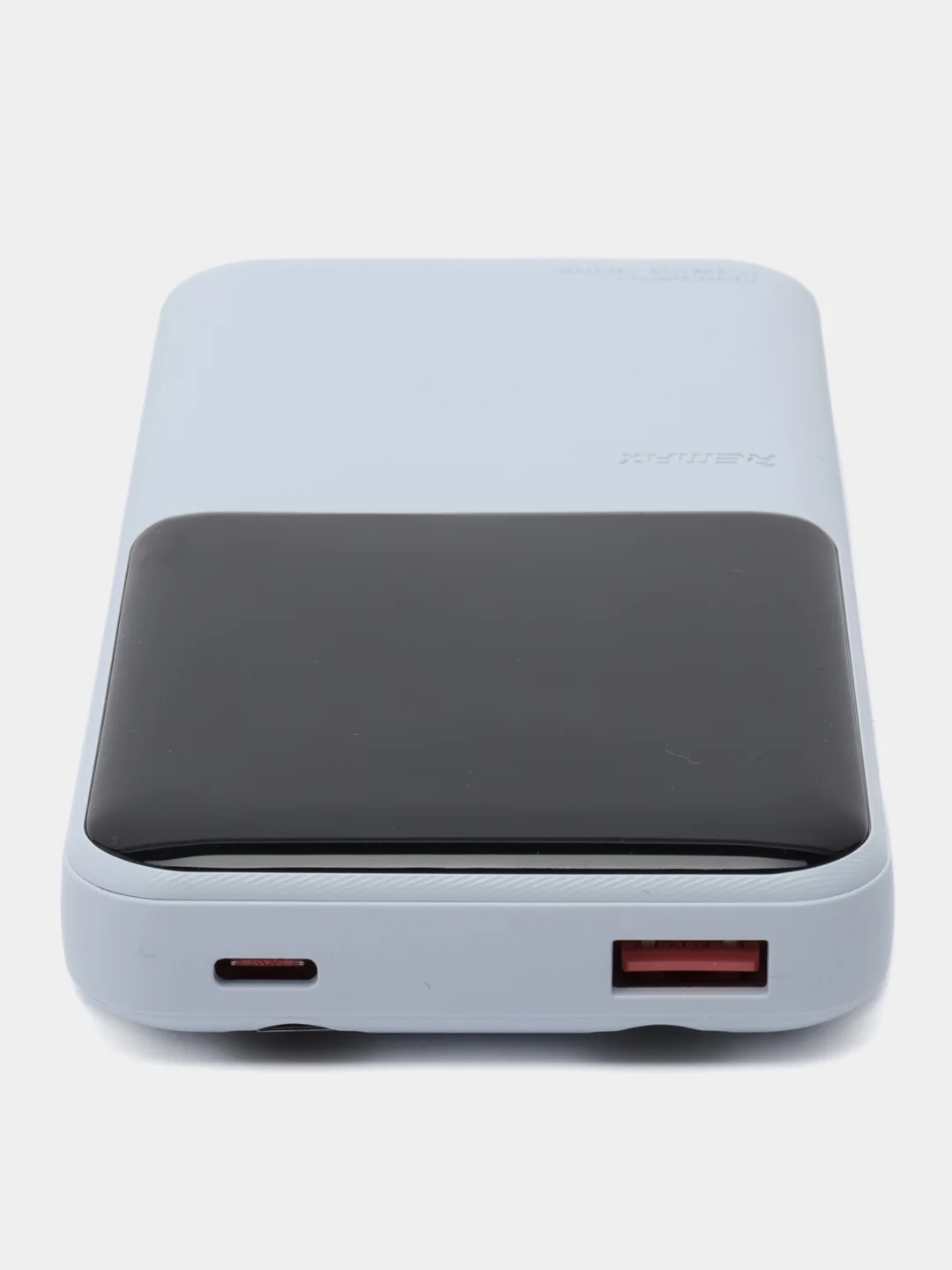 Светло-синий внешний аккумулятор повербанк Remax 10000 MAH 22W+22.5W Power Bank LED Display
