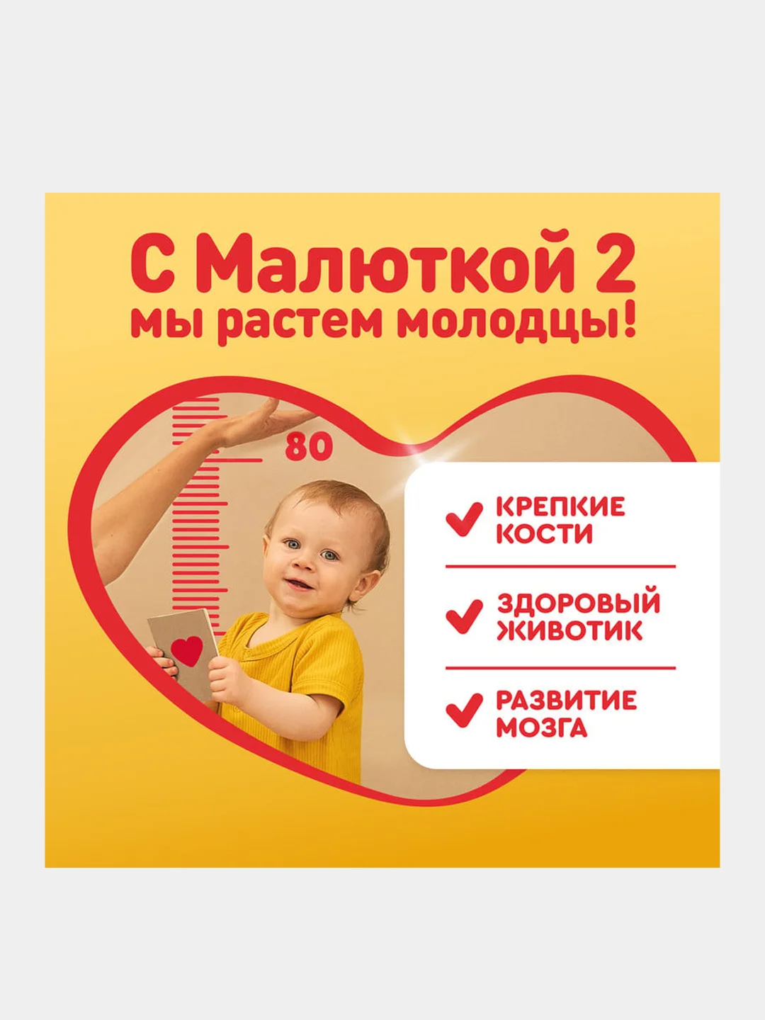Молочная смесь Малютка 2, с 6 месяцев, 600г