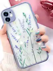 Небесно-голубой чехол для iPhone (Айфон) 11  пластиковый