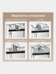 Жалюзи на окна горизонтальные под дерево бежевые Brabix 55*155 см, 608619