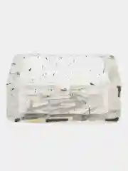 Белый пепельница из эпоксидной смолы