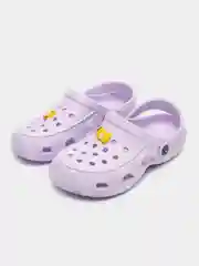 Сиреневый сабо женские