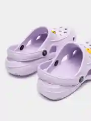 Сиреневый сабо женские
