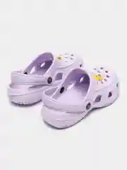 Сиреневый сабо женские