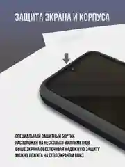 Черный противоударный чехол для Samsung A55, A35, A25, A15, A16