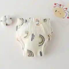 Карамельный многоразовые муслиновые трусики для приучения к горшку,  3шт